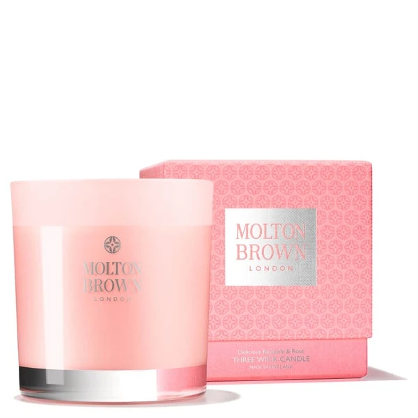 Molton Brown Rhubarb And Rose Three Wick Candle 480g 7 Molton Brown Rhubarb And Rose Three Wick Candle 480g - Image 5
