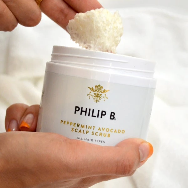 Philip B Peppermint Avocado Scalp Scrub 236ml 4 Philip B Peppermint Avocado Scalp Scrub 236ml - Image 2