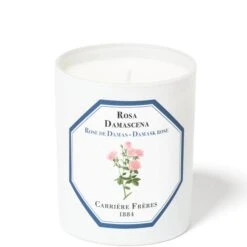 Carrière Frères Scented Candle Damask Rose - Rosa Damascena - 185 G