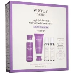 VIRTUE Flourish Nightly Intensive Hair Growth Treatment Hair Kit 4 Piece