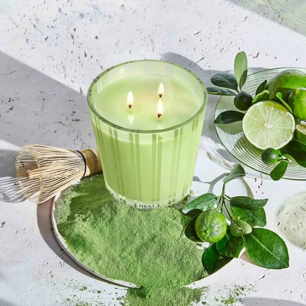 NEST New York Lime Zest And Matcha 3 Wick Candle 600g 6 NEST New York Lime Zest And Matcha 3 Wick Candle 600g - Image 4