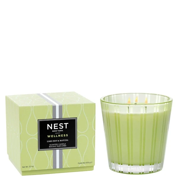 NEST New York Lime Zest And Matcha 3 Wick Candle 600g 3 NEST New York Lime Zest And Matcha 3 Wick Candle 600g