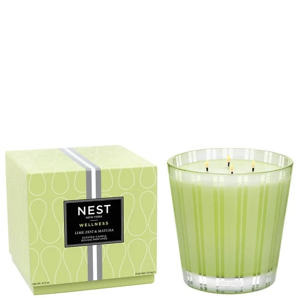 NEST New York Lime Zest & Matcha Luxury Candle 47.3 Oz 3 NEST New York Lime Zest & Matcha Luxury Candle 47.3 Oz